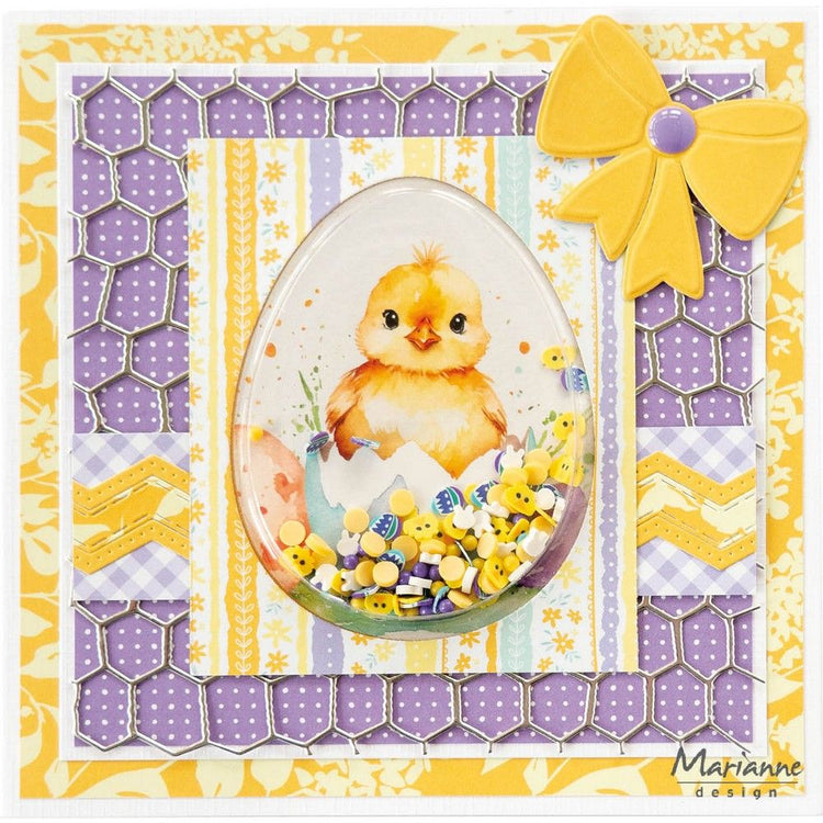 Marianne design • œufs de Pâques en feuilles découpées