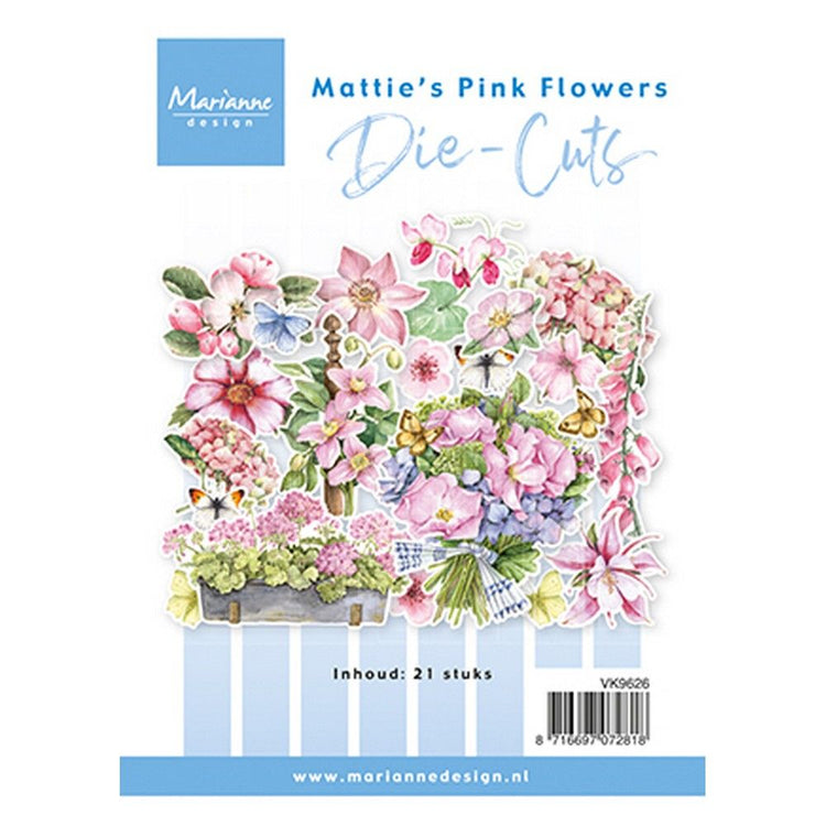 Marianne design • découpe les fleurs roses de Mattie
