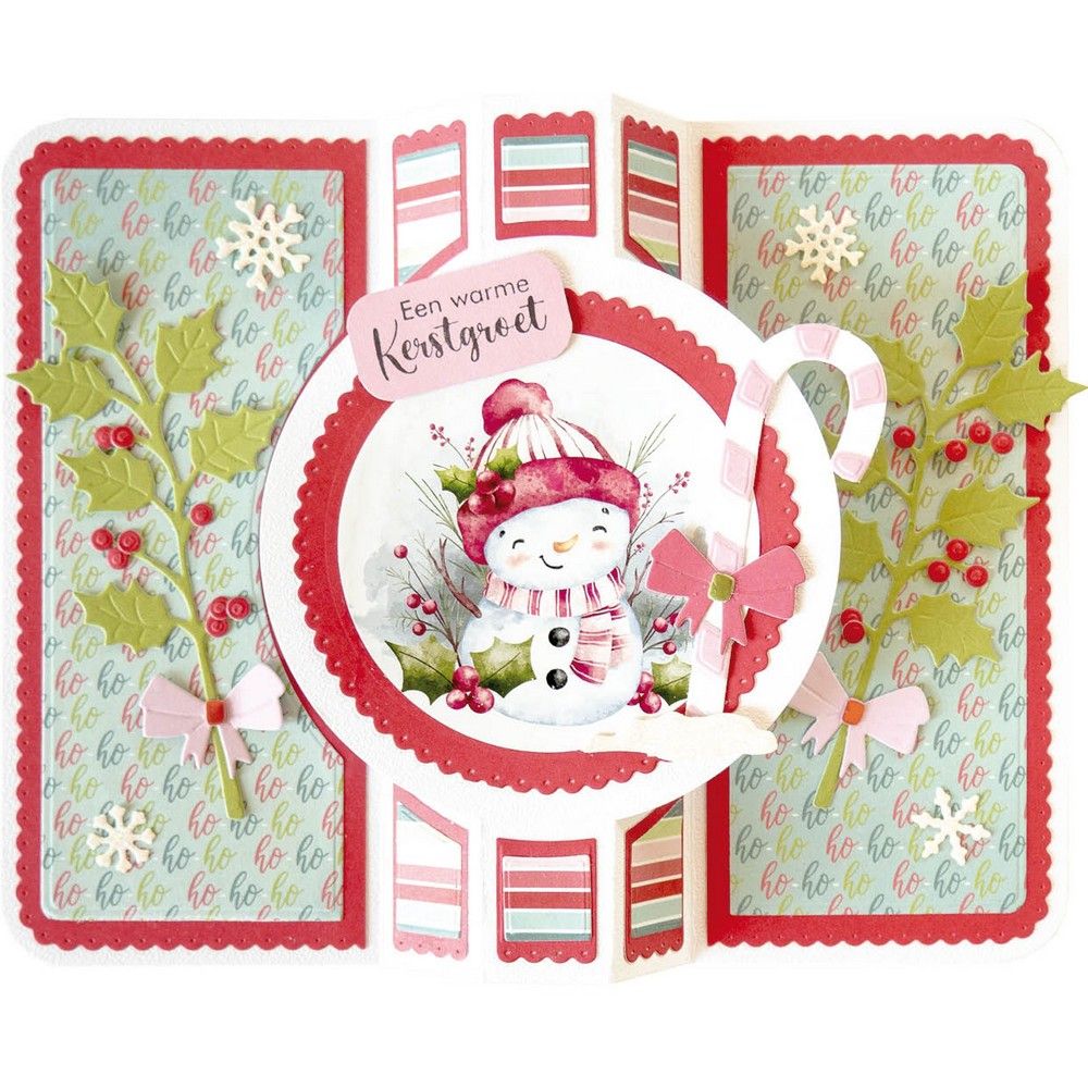 Marianne design • feuille découpée joyeux bonhommes de neige