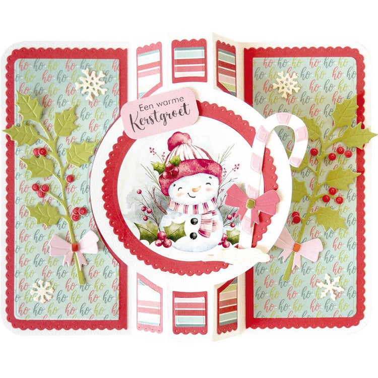 Marianne design • feuille découpée joyeux bonhommes de neige