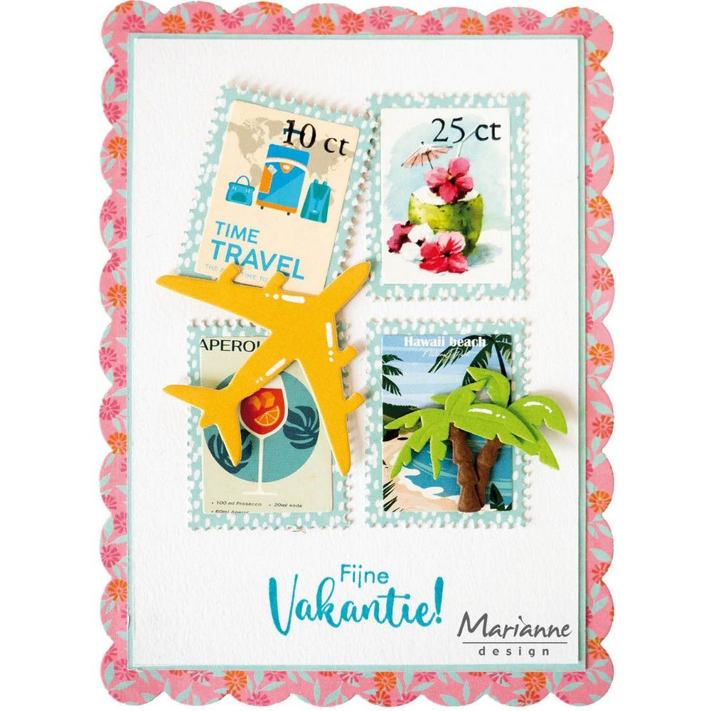 Marianne design • Horodatage des vacances en feuilles découpées
