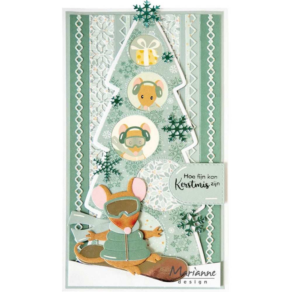 Marianne design • découpes les vacances à la neige d'Eline