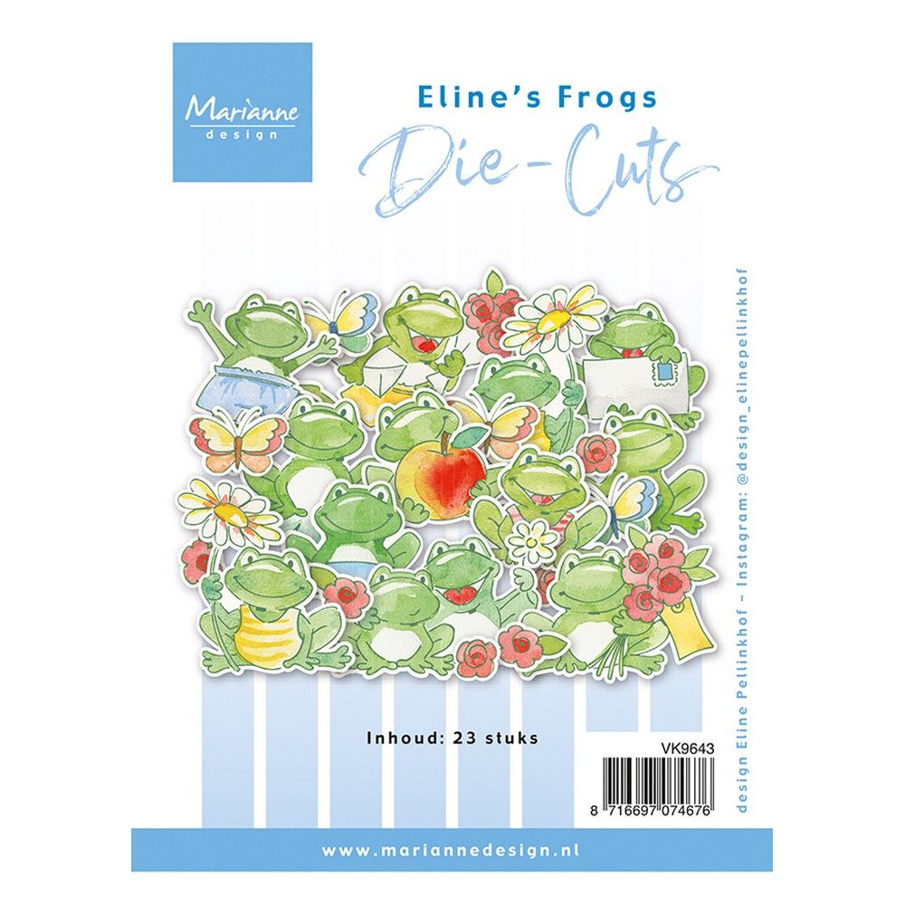 Marianne design • feuilles à découper découpes les grenouilles d'Eline
