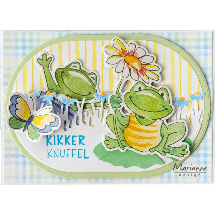 Marianne design • feuilles à découper découpes les grenouilles d'Eline