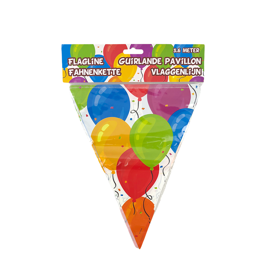 Guirlande ballon joyeux anniversaire 360cm