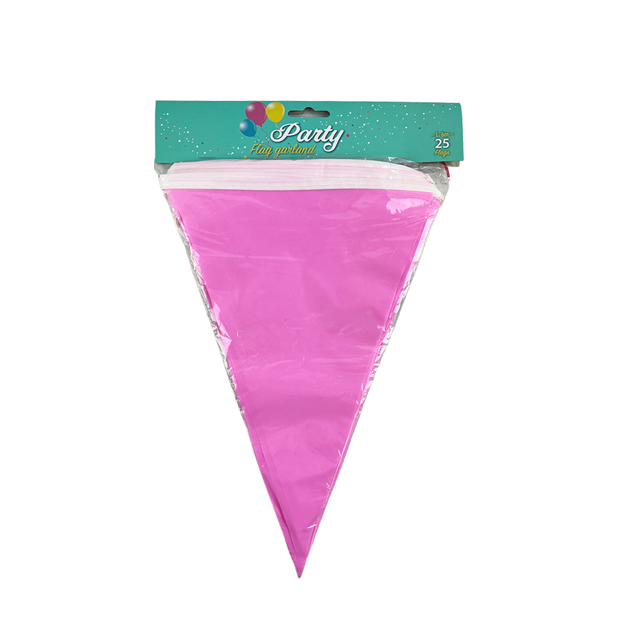 Guirlande rose 600cm