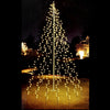 Mât de drapeau de style maison, éclairage en forme d'arbre de noël, 8m