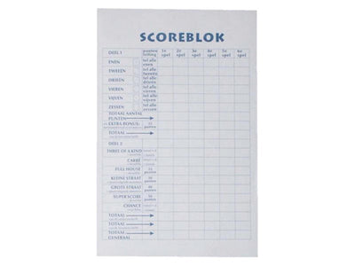 Haza bloc de score 9,4x14,5cm 250 feuilles paquet de 5 pièces