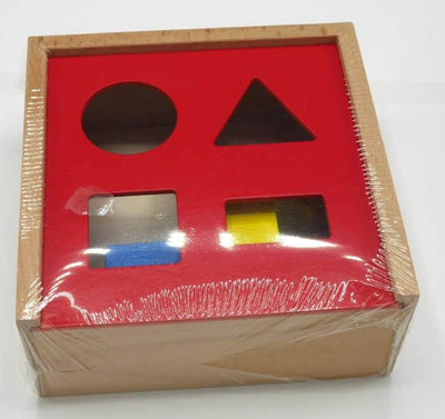 Bongers jouet playwood trieur de formes en bois rouge