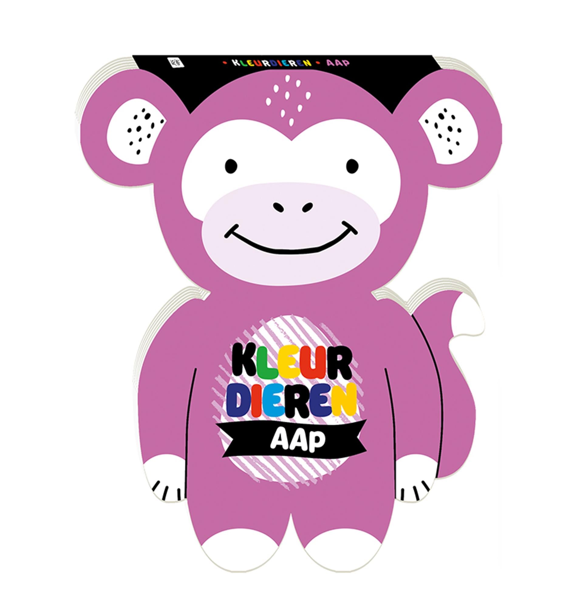 Livres d'images à colorier animaux - singe