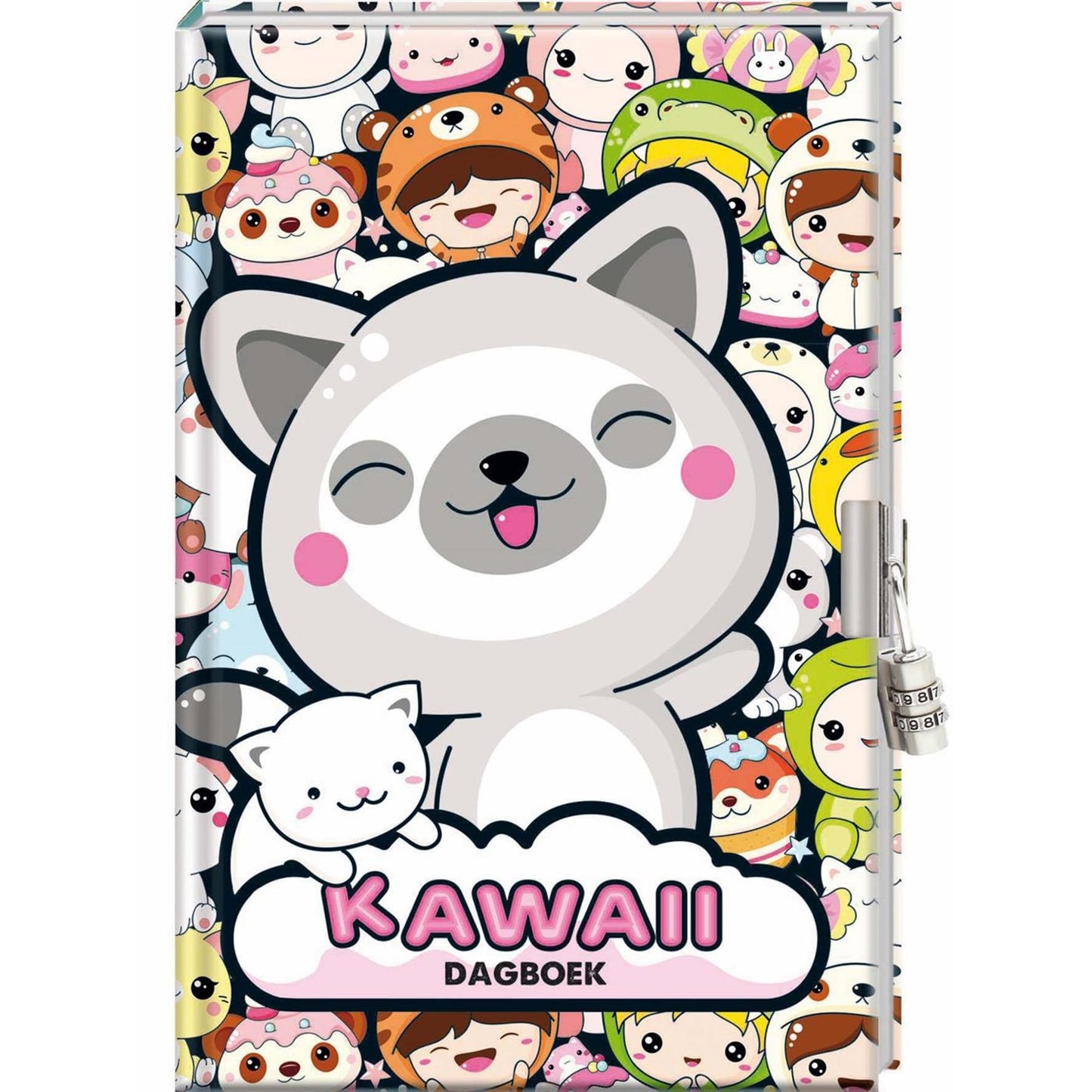 Journal d'images avec cadenas - kawaii