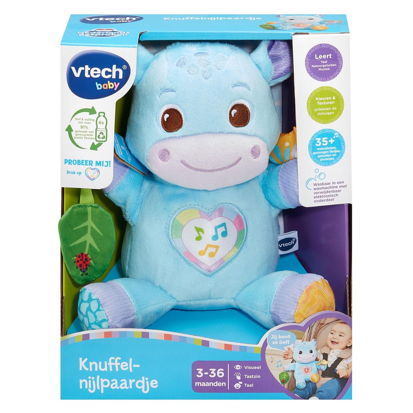 Vtech bébé hippopotame câlin