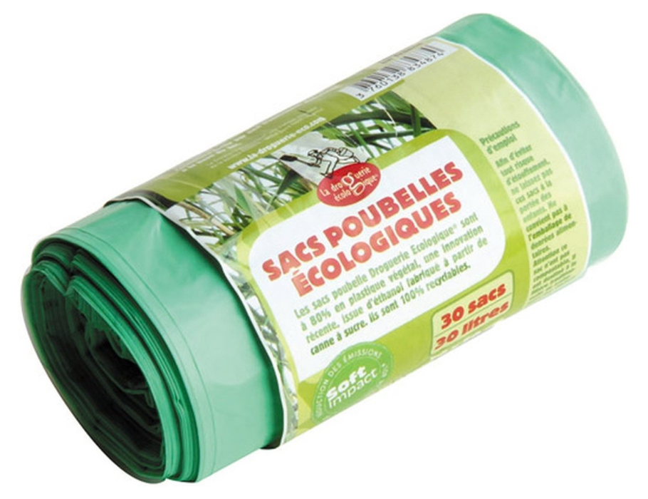 La Droguerie Ecologique Sacs à ordures 30 litres de bac de pédale 30e