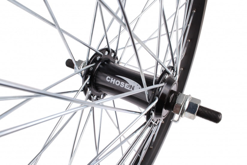 Roue avant Freestyle 20 pouces Aluminium 48G Noir