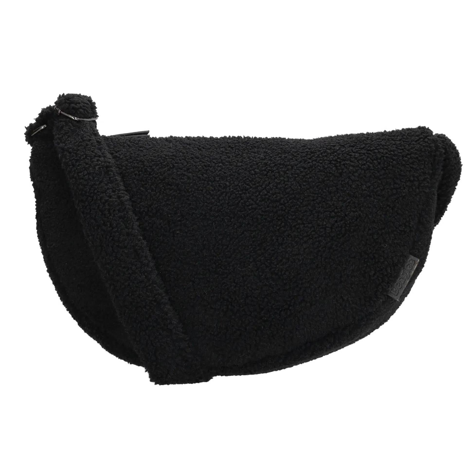 Beagles sac à bandoulière en peluche 34x21cm noir