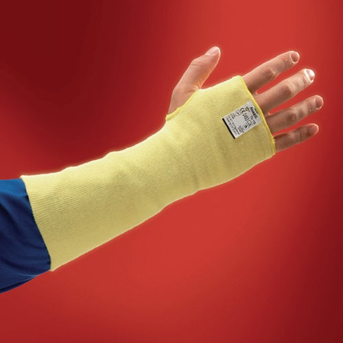 Ansell protège-bras | 254 mm jaune | 100 % kevlar | et 388 et 407 psa catégorie iii | 12 pièces - 70-110 - 70-110