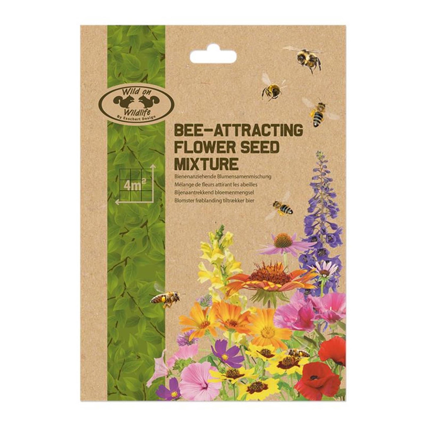 Mélange de fleurs design Esschert pour attirer les abeilles