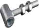 Tige filetée Waelbers 90mm réglable pour cadre de portail galvanisé
