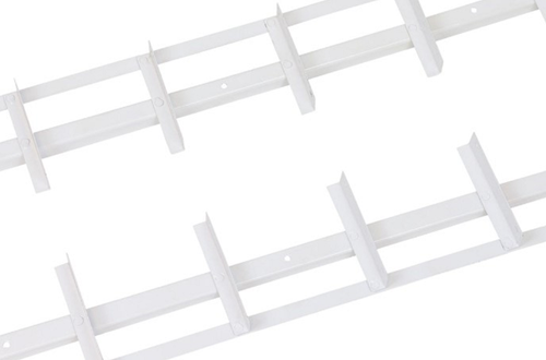 Lattes de volet de clôture Waelbers 165 cm en acier inoxydable, revêtement blanc - 1 pièce(s) - 670435.99