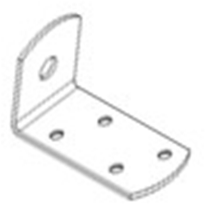 Waelbers raccord d'angle en L 75 mm de long noir - 100 pièce(s) - ond404747.13