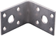 Ancrage d'angle Waelbers 50x50x35mm en acier inoxydable - 50 pièce(s) - 481406.11