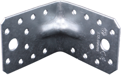 Ancrage d'angle Waelbers avec rainure 70x70x55mm, sendzimir (sv) - 50 pièce(s) - 481434ean.11