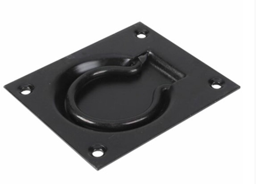Anneau de trappe Waelbers 75x90mm noir - 10 pièce(s) - 707107.05