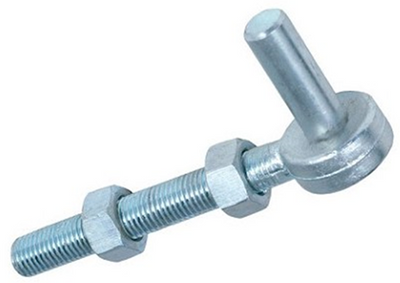 Waelbers écrou pouce m16-150 mm + 2 écrous, bleu galvanisé (gv) - 10 pièce(s) - 8371.05