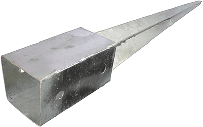 Support de poteau Waelbers avec pointe 101x900, galvanisé à chaud (fv) - 1 pièce(s) - 427383.99