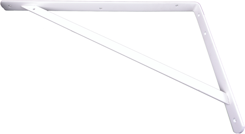 Support d'étagère Waelbers 330x500mm blanc - 10 pièce(s) - 2575.05