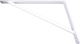 Support d'étagère Waelbers 330x500mm blanc - 10 pièce(s) - 2575.05