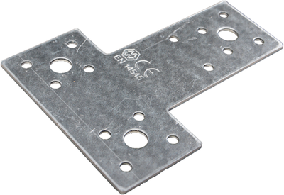 Plaque en T Waelbers 80x68x38mm, sendzimir (sv) - 50 pièce(s) - 267314.11