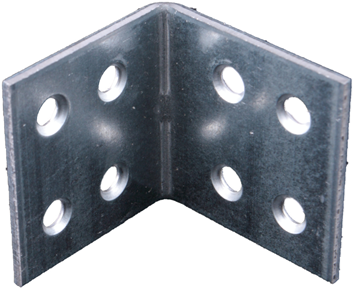 Coin de renfort Waelbers 40x40mm, galvanisé bleu (gv) - 50 pièce(s) - 4311ean.11