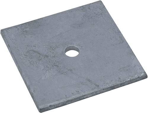 Plaque suiveuse Waelbers m16 100x100x6mm, galvanisée à chaud (fv) - 25 pièce(s) - 310133.09