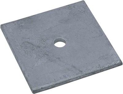 Plaque suiveuse Waelbers m16 100x100x6mm, galvanisée à chaud (fv) - 25 pièce(s) - 310133.09