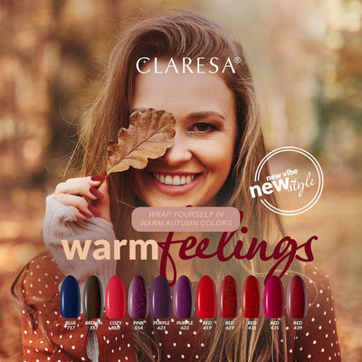 Claresa Claresa UV a conduit Gellak 5ml Sentins de chaleur rouge confortable