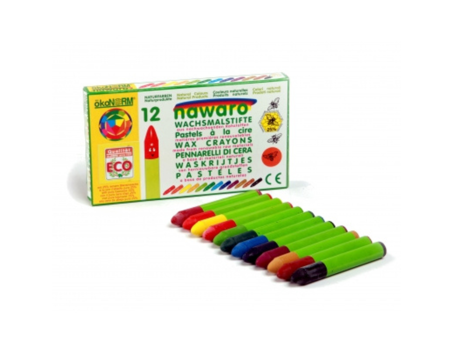Ökonorm Wax Crayons Box en carton adultes 12 pièces