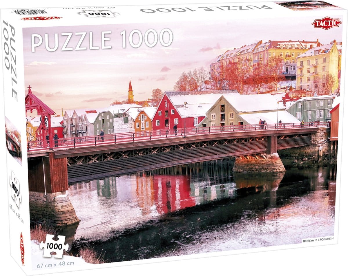 Puzzle Nidelva à Trondheim 1000 pièces