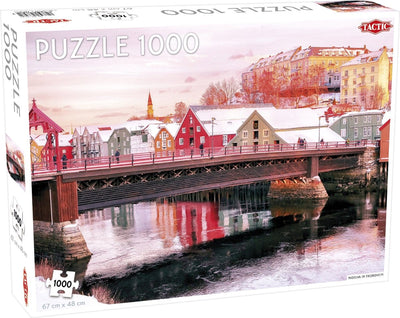 Puzzle Nidelva à Trondheim 1000 pièces
