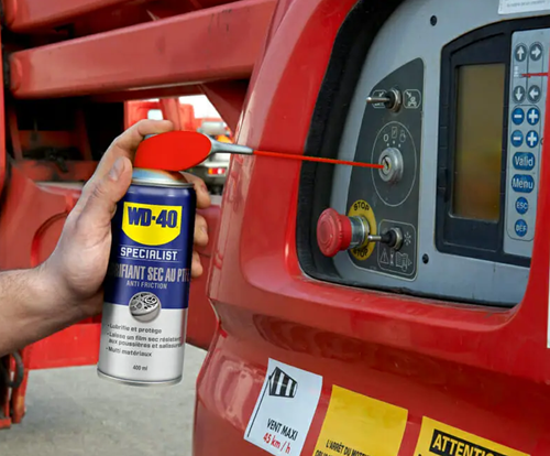 Droogsmeerspray spécialisé WD40 avec PTFE 250ml