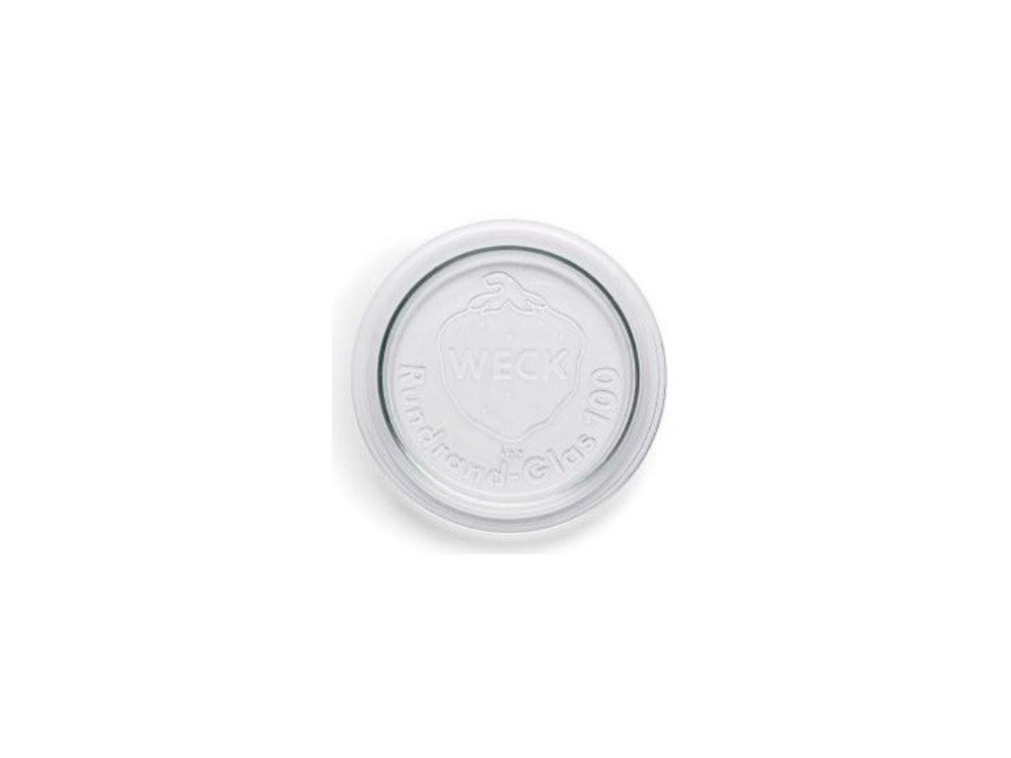 Weck couvercle en verre rr100 10cm