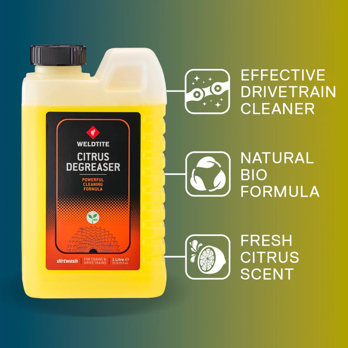 Weldtite dégraissant liquide pour agrumes 1 litre