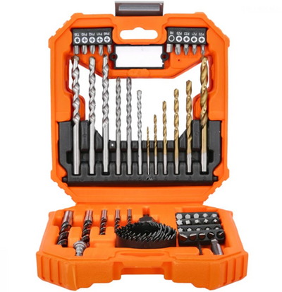 Wellcut wc-db56 ensemble de forets et de scies-cloches | 56 pièces | dans un coffret de rangement - wc-db56