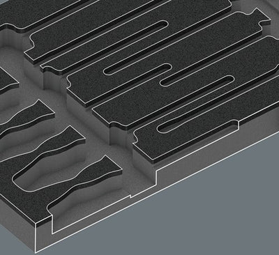Insert moussant wera 9710 avec tournevis