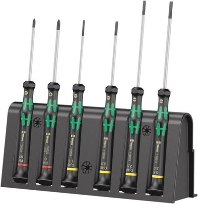 Wera 2035 6 a jeu de micro-tournevis + support, 6 pièces - 1 pièce(s) - 05118150001