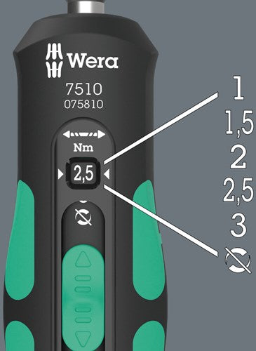 WAA 7510 Kraftform Speed-torque Speed ​​Torshs montrent