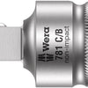 Adaptateur Wera 781 c 1 2 | pièce de connexion | 781 c b x 3 8 x 35,5 mm x 1 2 - 05042674001