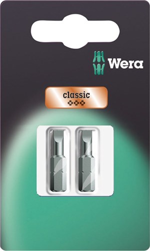 Wera 800 1 z set zb 800 1 z 1 x 0,6x4,5x25 ; 1x0,8x5,5x25; - 2 pièces | parti = parti - 05073300001-1