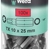 Wera 867 1 z torx® diy 100, tx 20 x 25 mm (boîte pro 100 embouts) - 1 pièce(s) - 05072448001