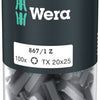 Wera 867 1 z torx® diy 100, tx 20 x 25 mm (boîte pro 100 embouts) - 1 pièce(s) - 05072448001